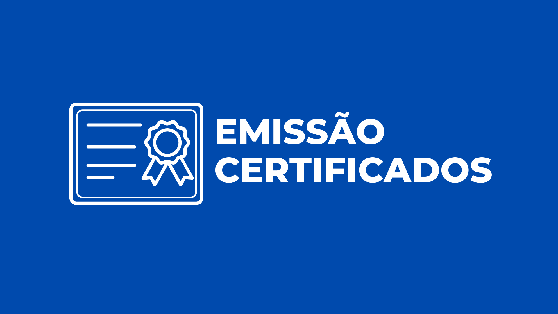 Emissão De Certificados Escon 1485