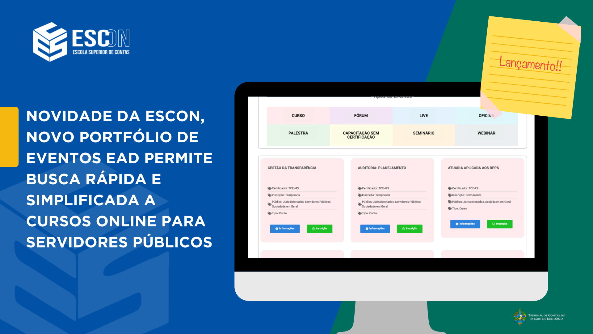 ESCON  Cursos Online Grátis Com Certificado